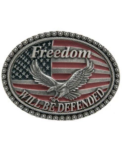 Cody James Men's Freedom Will Be Defended Buckle
