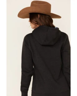 HOOey Women's Charcoal Layin Low Logo Graphic Hoodie -Shepler Fashion Shop 2000337410 022 P5