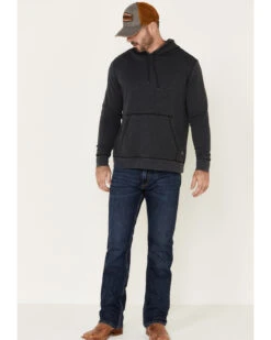 Flag & Anthem Men's Charcoal Colerain Burnout Fleece Hooded Sweatshirt