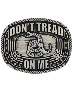 Montana Silversmiths Men's Don't Tread On Me Belt Buckle
