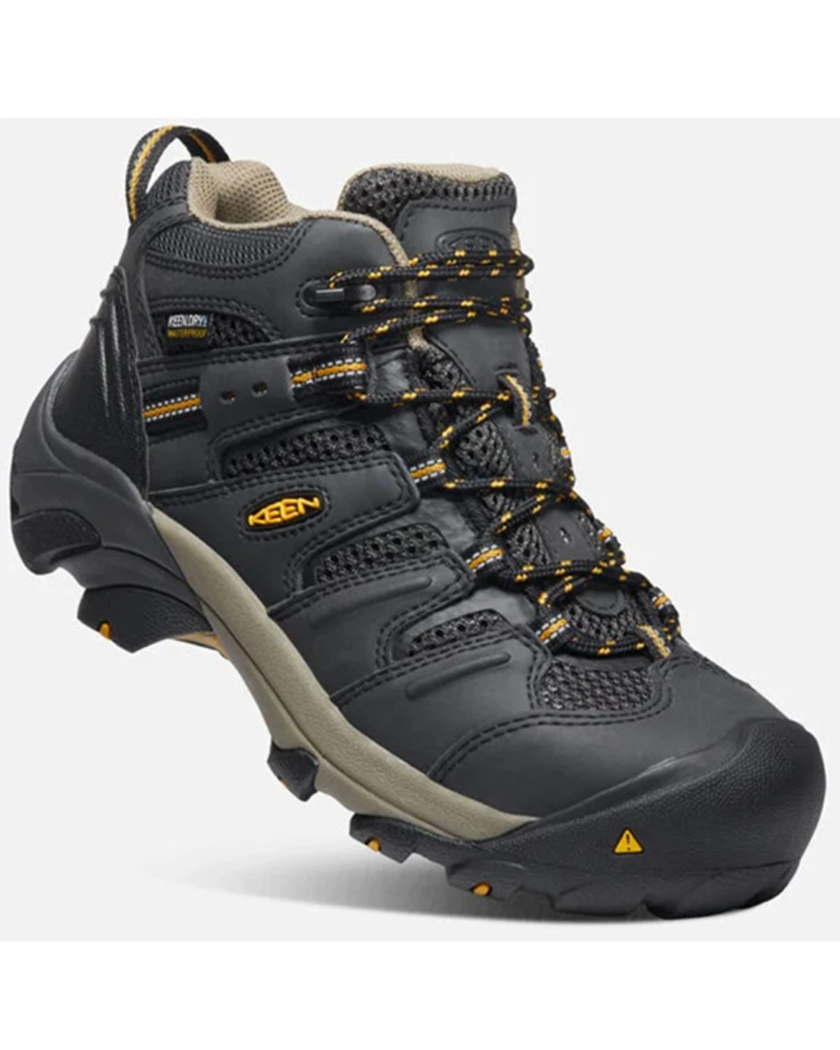 Keen Women's Lansing Mid Lace-Up Work Hiking Boots - Steel Toe 1 Keen Women's Lansing Mid Lace-Up Work Hiking Boots - Steel Toe