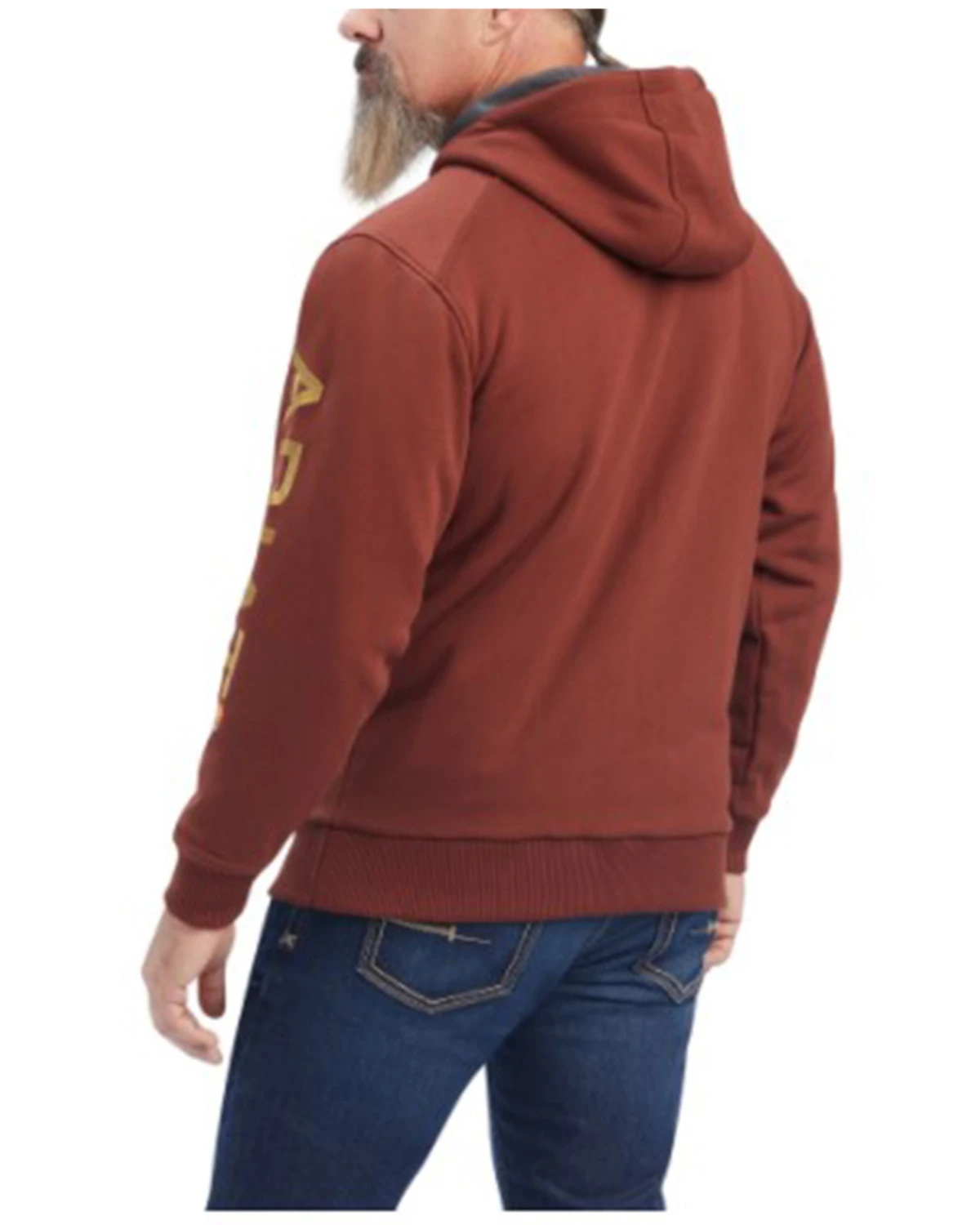 Ariat Men's Rebar All-Weather Logo Zip-Front Work Jacket 2 Ariat Men's Rebar All-Weather Logo Zip-Front Work Jacket - Image 2