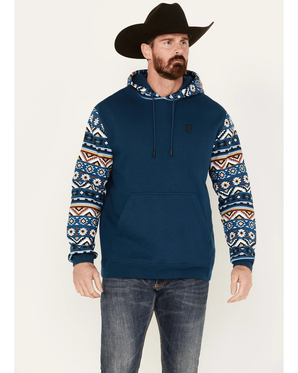 RANK 45 Men's Southwestern Hooded Sweatshirt 1 RANK 45 Men's Southwestern Hooded Sweatshirt