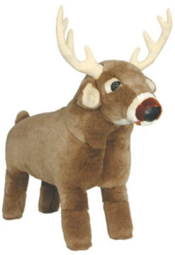 Carstens Home White Tail Deer Footstool