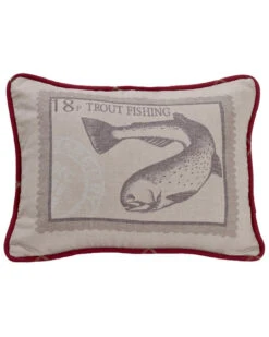 HiEnd Accents South Haven Trout Throw Pillow